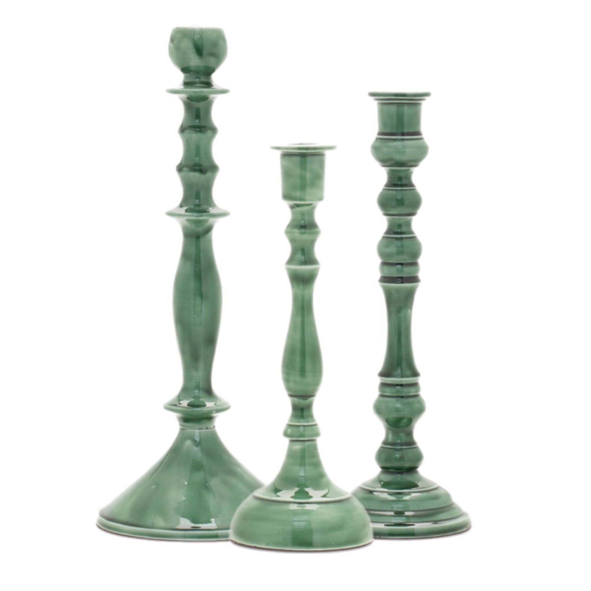 Assorted Turquoise Taper Candle Holder, INDIVIDUALLY SOLD