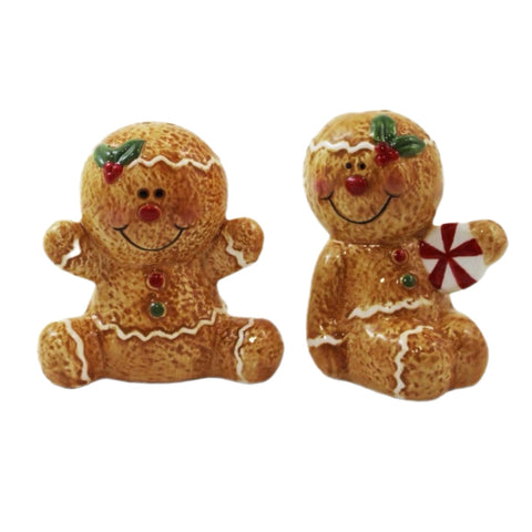 Gingerbread Salt & Pepper Set, Set of 2