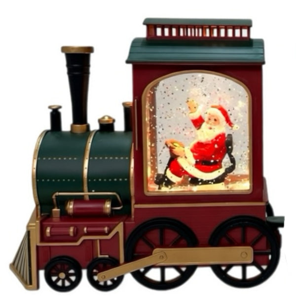 Train with 2 Cars Glitterdome