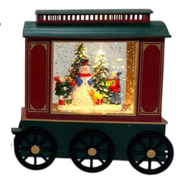 Train with 2 Cars Glitterdome