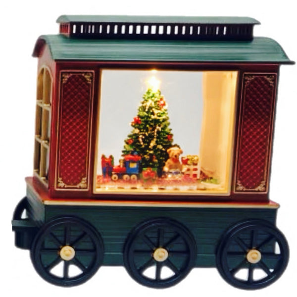 Train with 2 Cars Glitterdome