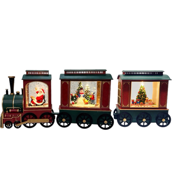 Train with 2 Cars Glitterdome