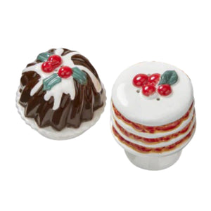 Sugar Plum Cakes Salt & Pepper, Set Of 2