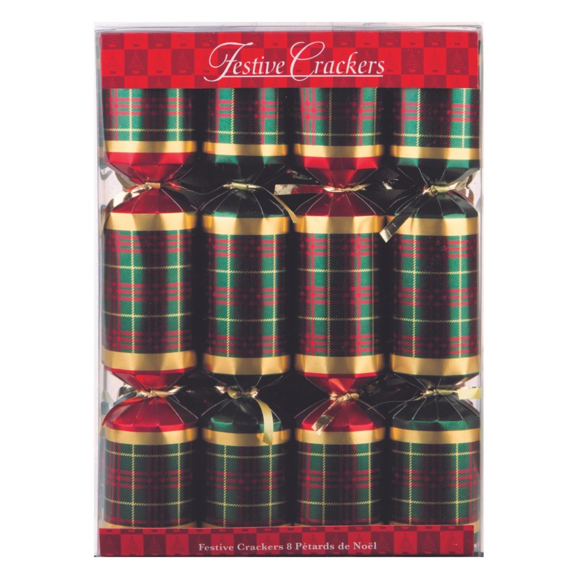 Plaid Crackers, Set Of 12