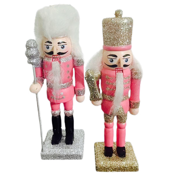 Assorted Pink Nutcracker Ornament, INDIVIDUALLY SOLD