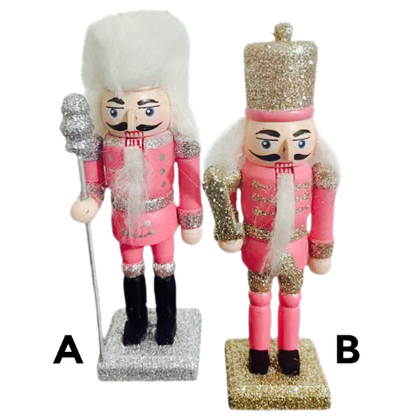 Assorted Pink Nutcracker Ornament, INDIVIDUALLY SOLD