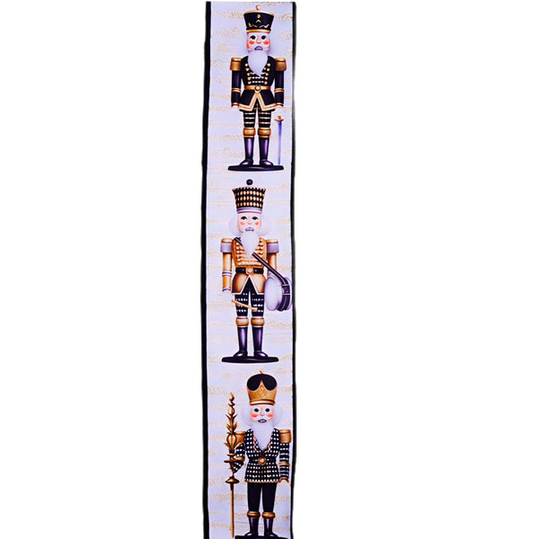 Black & White Nutcracker Ribbon