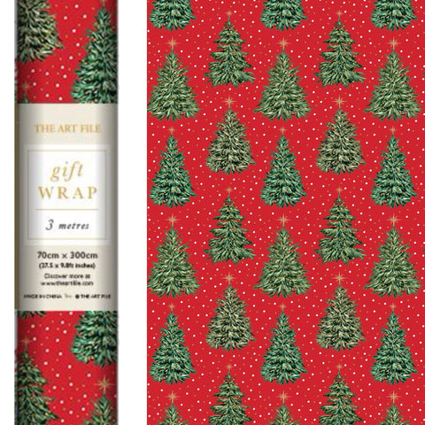 Christmas Trees Wrapping Paper