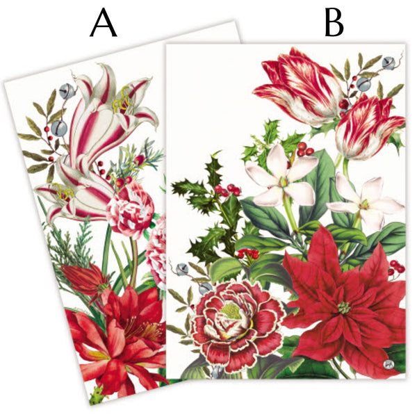 Michel Design Works Tea Towel: Assorted Christmas Bouquet Tea Towels, INDIVIDUALLY SOLD