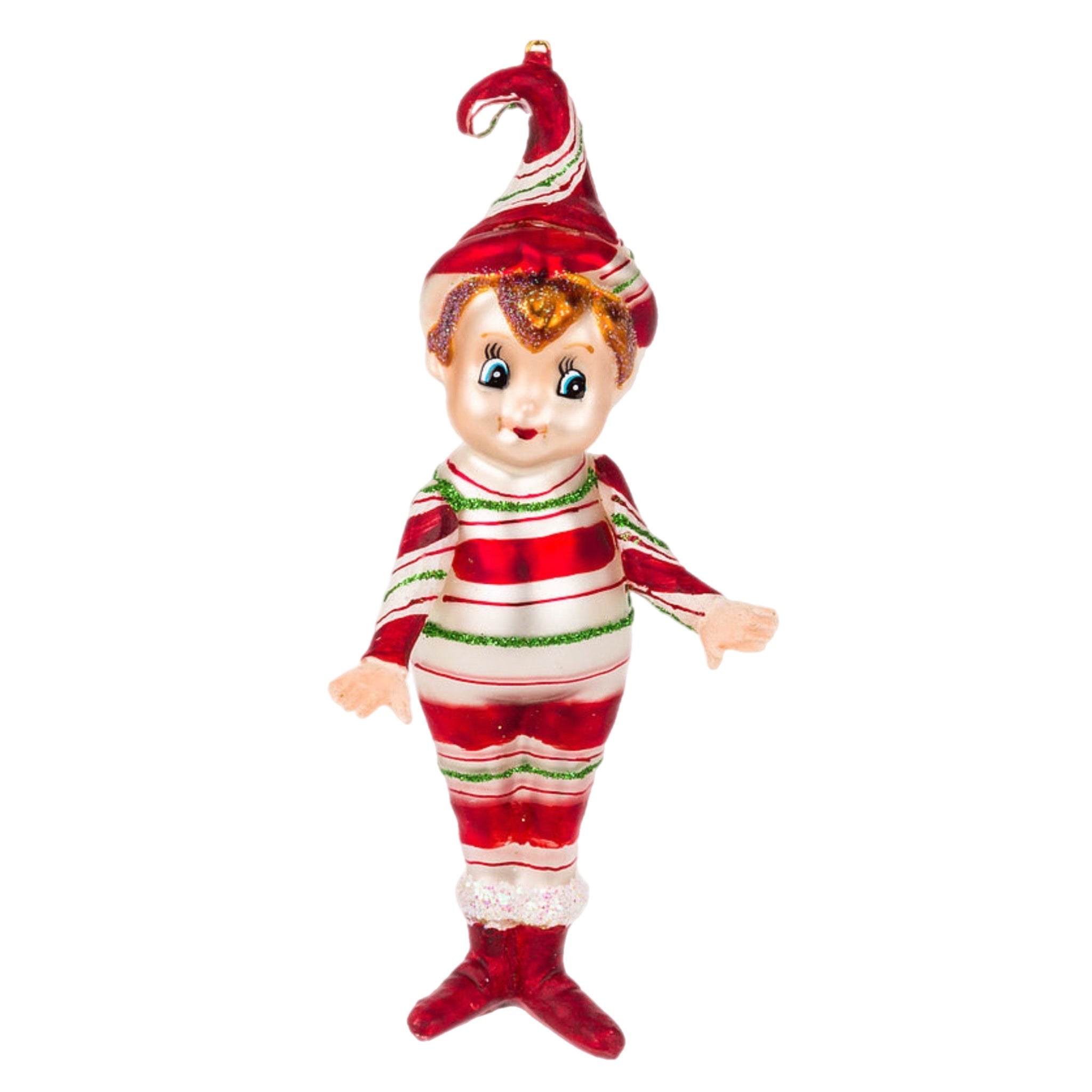 6.5" Retro Elf Ornament