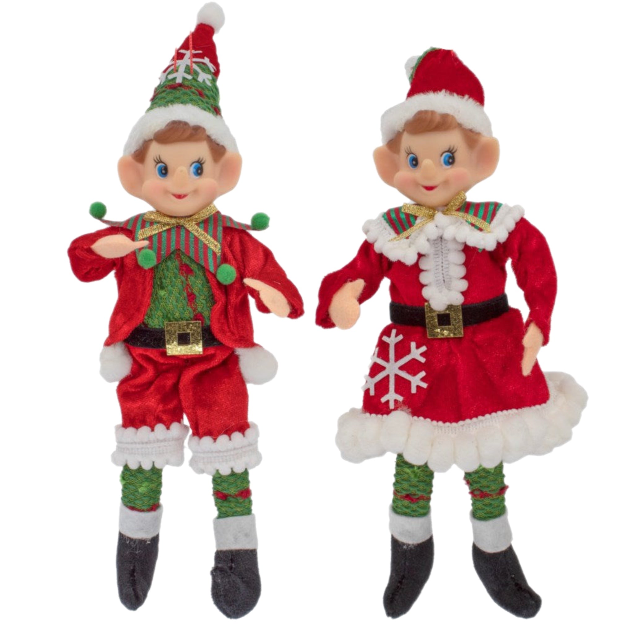 Assorted 9.5" Holiday Elf, INDIVIDUALLY SOLD