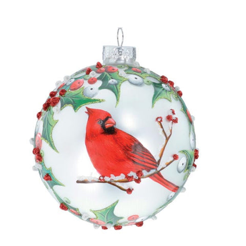 Cardinal In Wreath Ball