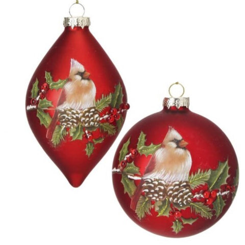 Assorted Female Cardinal Ball, INDIVIDUALLY SOLD