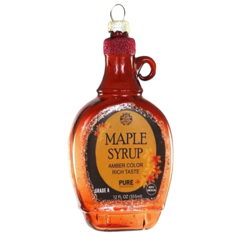 Maple Syrup Bottle Ornament