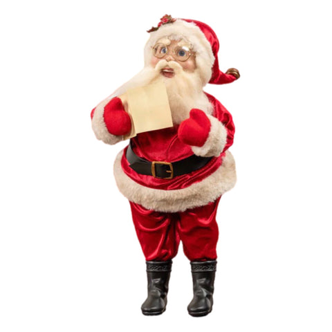 Singing Santa Figurine