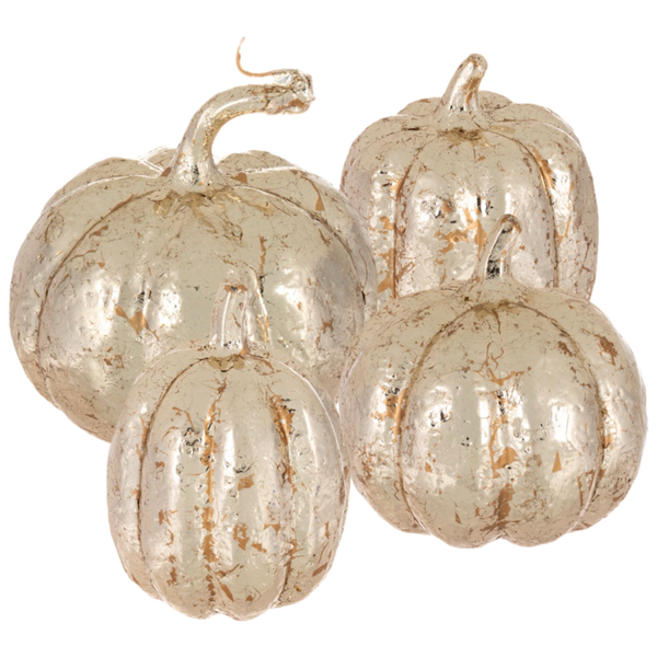 Assorted Champagne Pumpkin Figurine, INDIVIDUALLY SOLD