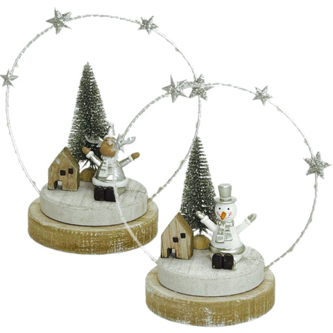 Assorted Christmas Light Up Figurine, INDIVIDUALLY SOLD