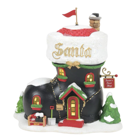 North Pole Village: Santa's Boot Shop