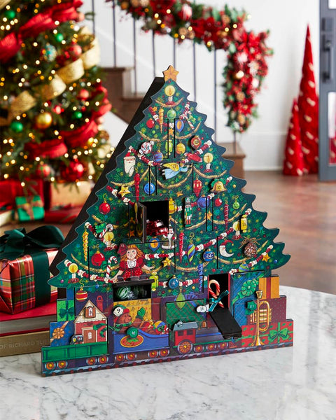 Fillable Tree Advent Calendar Countdown