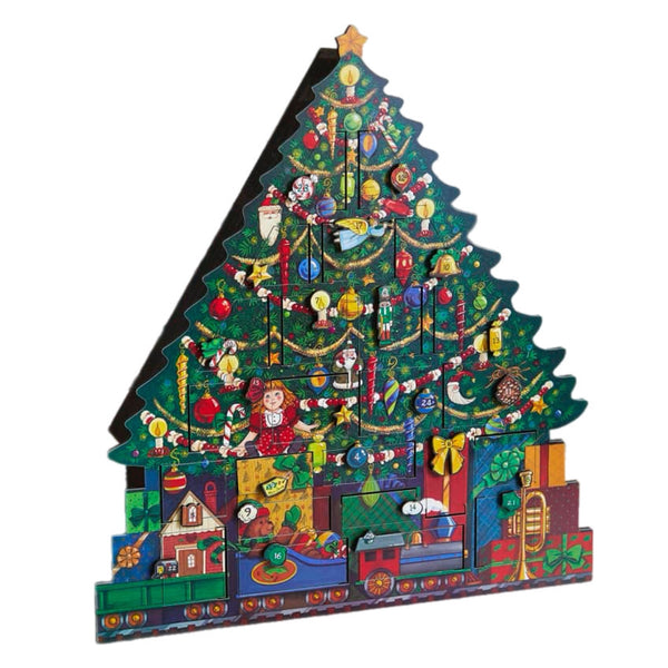Fillable Tree Advent Calendar Countdown