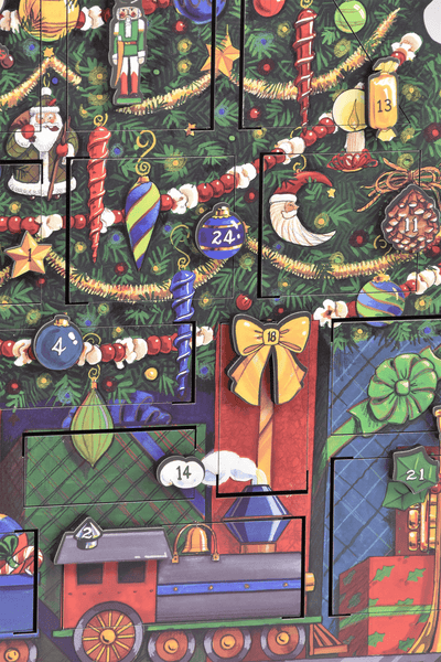 Fillable Tree Advent Calendar Countdown