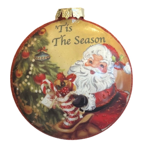 'Tis The Season Santa Disk