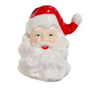 Smiling Santa Head Ornament