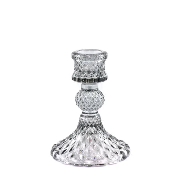 Assorted Glass Taper Candle Holder, INDIVIDUALLY SOLD