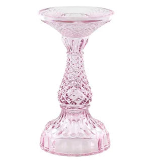 Assorted Glass Pillar Candle Holder, INDIVIDUALLY SOLD