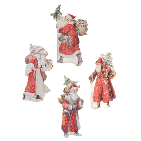 Assorted Traditional Santa Ornament, INDIVIDUALLY SOLD