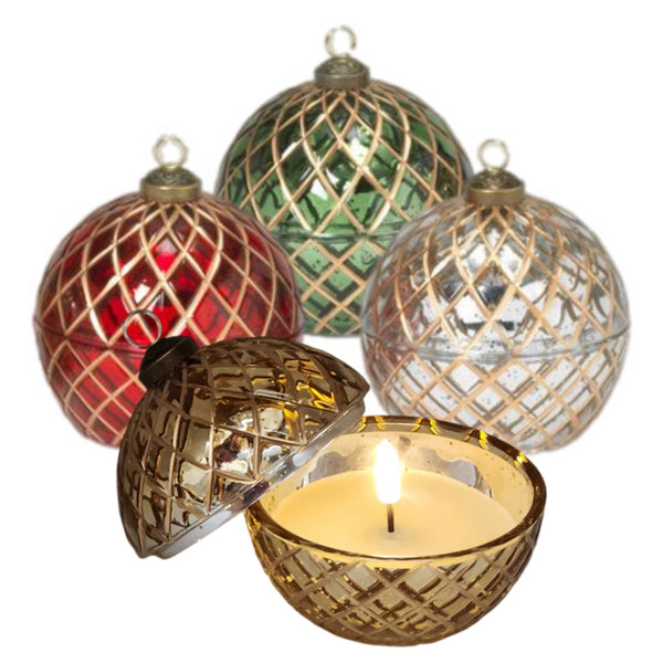 Assorted Small Tealight Ornament Flameless Candle, INDIVIDUALLY SOLD