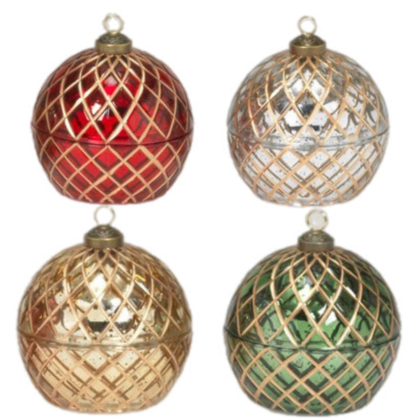 Assorted Small Tealight Ornament Flameless Candle, INDIVIDUALLY SOLD