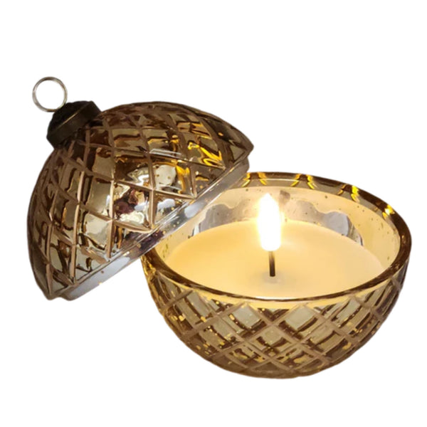 Assorted Small Tealight Ornament Flameless Candle, INDIVIDUALLY SOLD