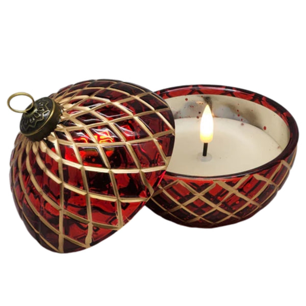 Assorted Small Tealight Ornament Flameless Candle, INDIVIDUALLY SOLD