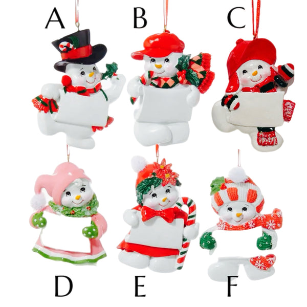 Assorted Snowchildren Ornament, INDIVIDUALLY SOLD