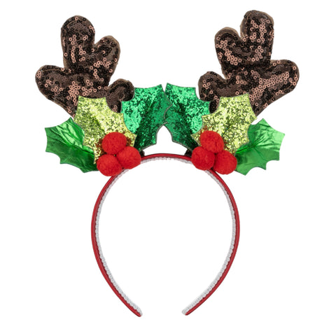 Sequins Reindeer Antler Headband