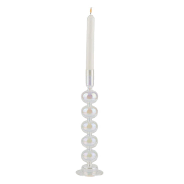 Assorted Iridescent Taper Candle Holder, INDIVIDUALLY SOLD