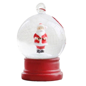 Mini Santa Snowglobe Ornament