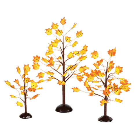 Dickens Village Previously Owned Collections: Autumn Trees, Set Of 3