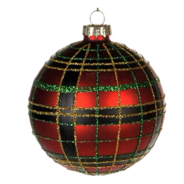 Assorted Plaid Ball, INDIVIDUALLY SOLD
