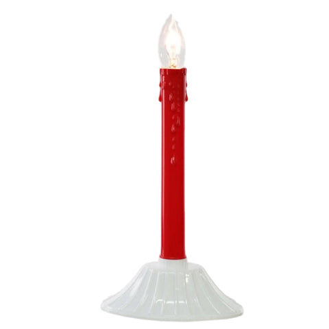 Single Red Electric Candlestick