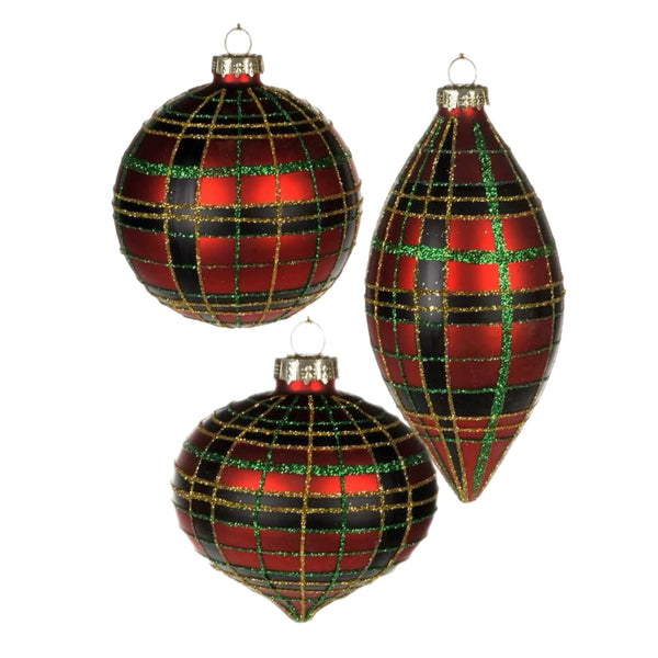 Assorted Plaid Ball, INDIVIDUALLY SOLD