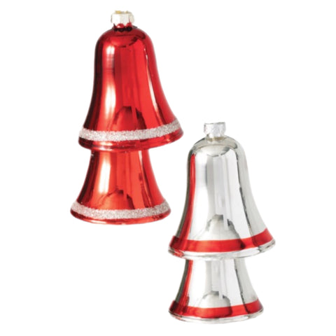 Assorted Stacked Bells Ornament, INDIVIDUALLY SOLD