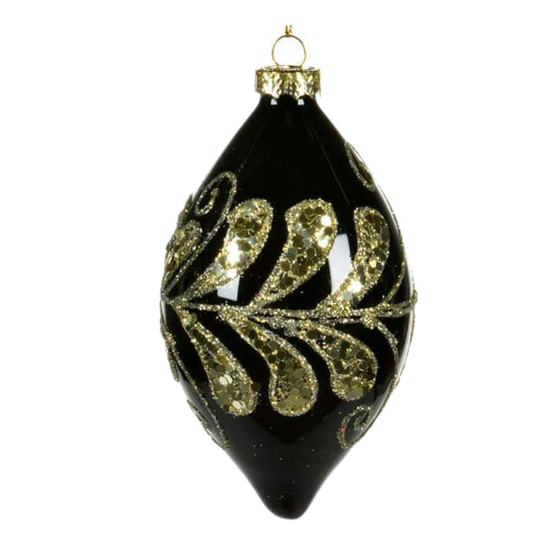 Assorted Black & Gold Swirl Ball, INDIVIDUALLY SOLD