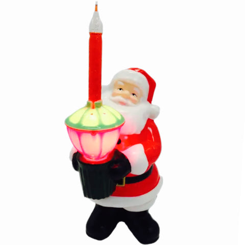 Santa Bubble Light Figurine