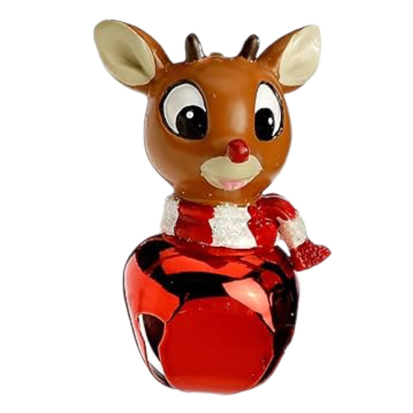 Assorted Rudolph & Friends  Jingle Bell Ornament, INDIVIDUALLY SOLD