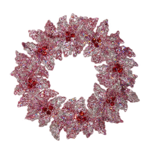 Red Holly Wreath Ornament