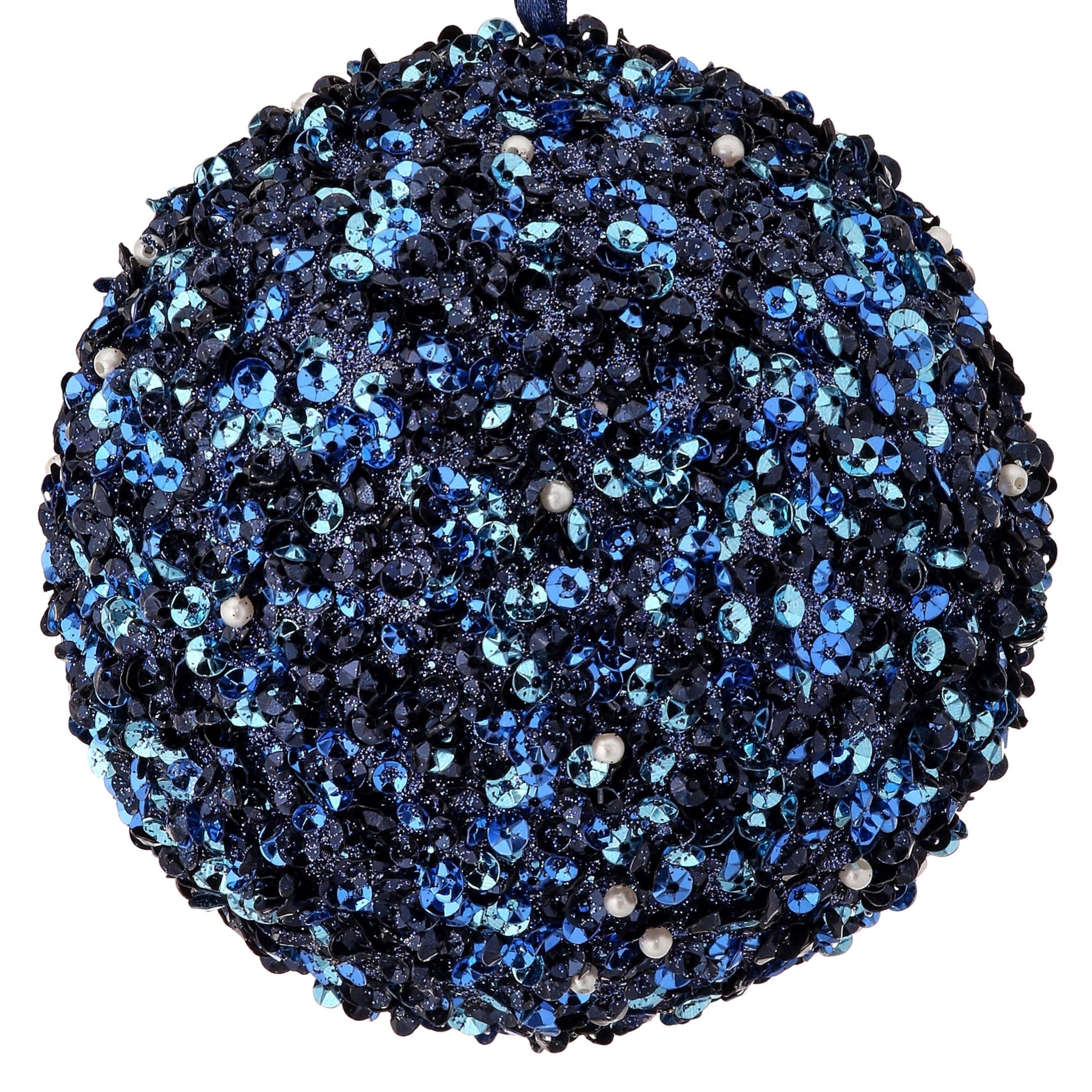 5" Navy Sequin Ball