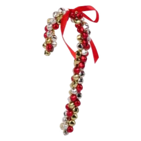 Jingle Bell Candy Cane Ornament