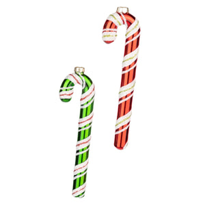 Assorted Candy Cane Ornament, INDIVIDUALLY SOLD